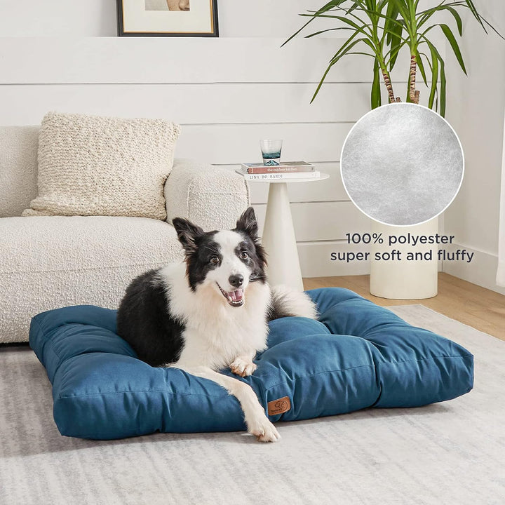 Bedsure Hundekissen kleine Hunde waschbar - 76x50cm Hundebett wasserdicht M für kleine, mittelgrosse