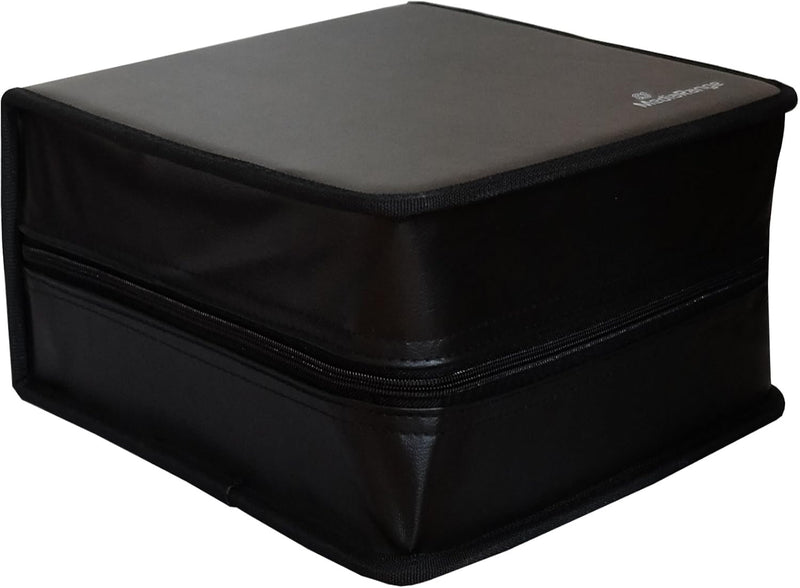 MediaRange Archivierungsmappe für 500 Discs, Kunstleder, schwarz