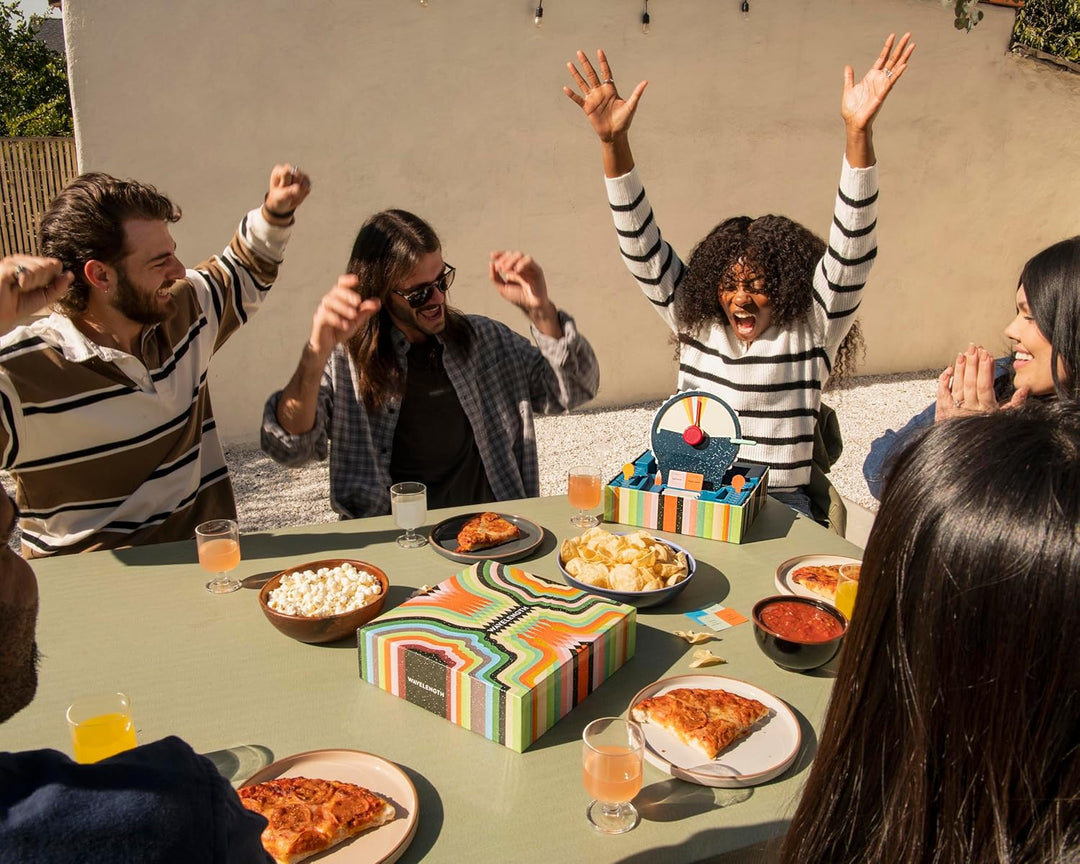 Palm Court, Wavelength: A Telepathic, Party Game, Ages 14+, 2-12 Players, 30 to 45 Minutes Playing T