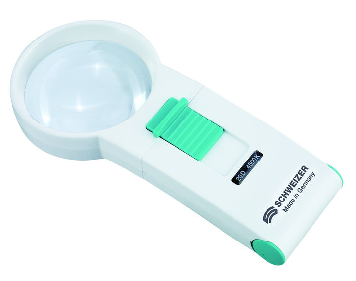 ÖKOLUX plus mobil Handleuchtlupe - 20 D / 6-fach / 55 mm / 2700 K