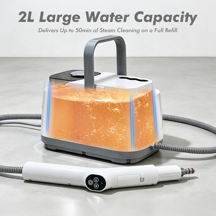 1500W Dampfreiniger Handgerät für Boden Küche Fenstern Badezimmern