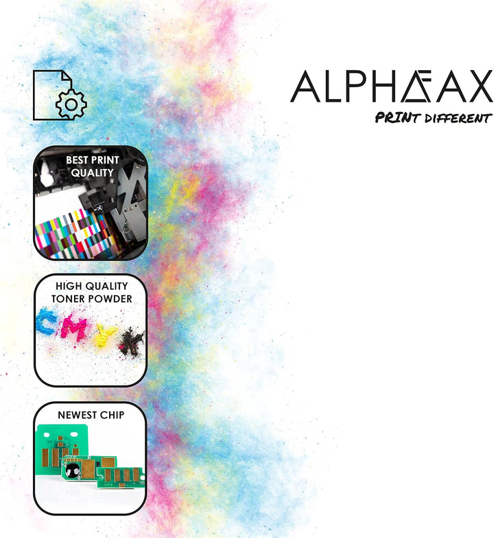 5 Toner kompatibel mit HP W2210X W2211X W2212X W2213X 207X für Color Laserjet Pro M255dw M255nw MFP