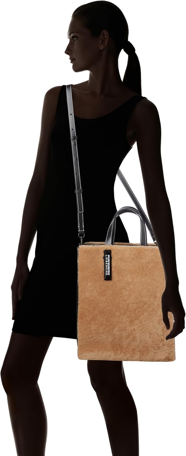 Liebeskind Paperbag M Tote Bag Damen Dark Clay, Dark Clay