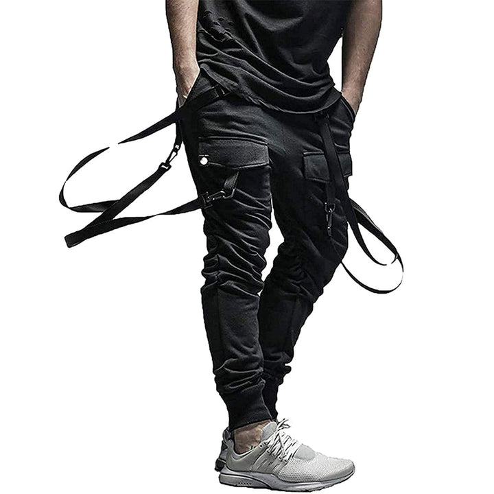 XYXIONGMAO Cargo Hip Hop Pants Streetwear Schwarz Jogger für Herren Taktische Gothic Japanische Stre