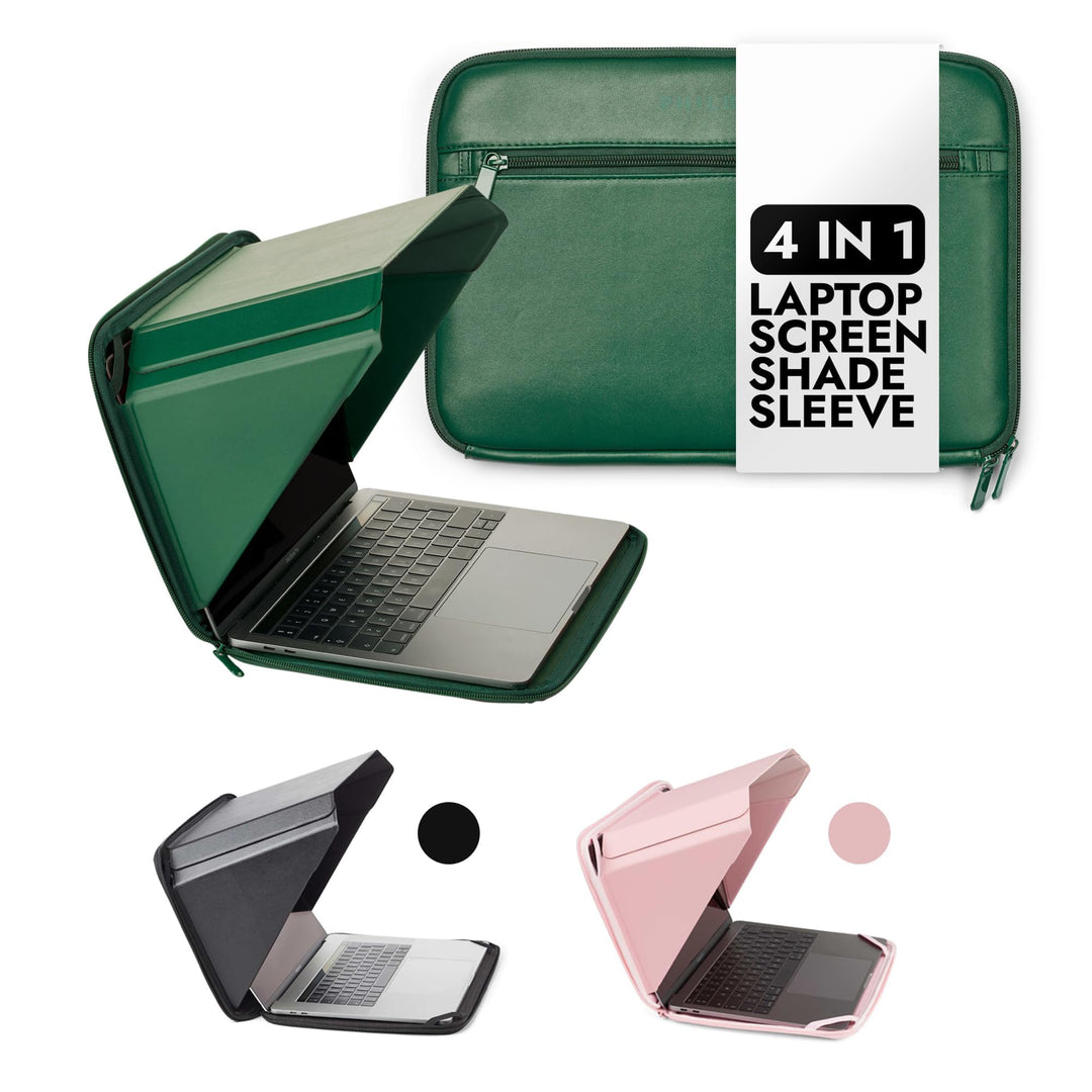 Philbert Design 13” MacBook - Screen Shade Sleeve mit integrierter Hood 4-in-1: Sonnenschutz, Datens