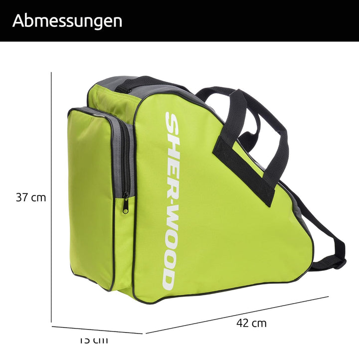 Sherwood Schlittschuhtasche, Inliner-Tasche für Erwachsene und Kinder, Eishockey-Bag, ideal für Roll