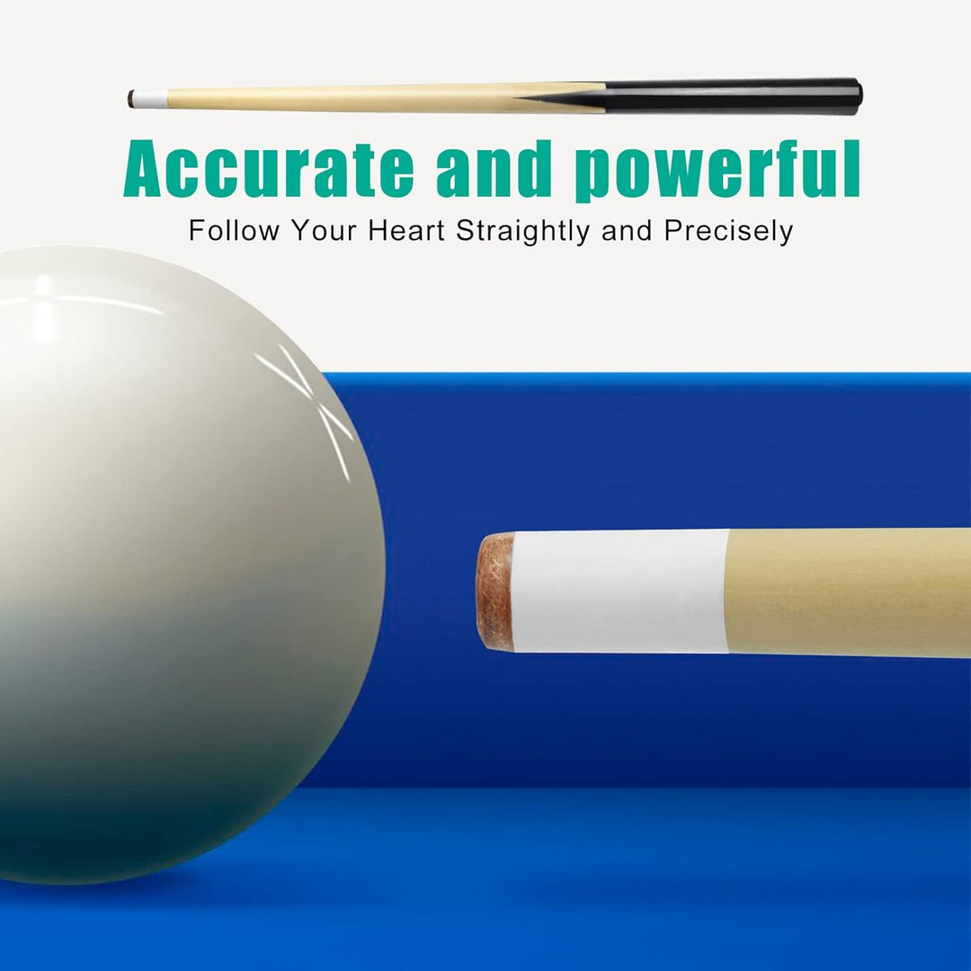 VANLAN Billard-Queue-Sticks aus Holz, Shorty-Queues, Pool-Queues für Kinder, Hartholz, Billardqueue,