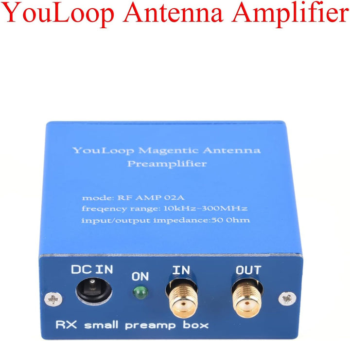 YouLoop 250mW 10 kHz bis 30 MHz magnetische Antenne Antenne(SMA)+Verstärker+Adapter, Antenne(SMA)+Ve