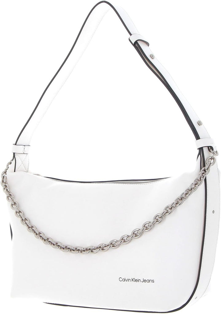 Calvin Klein CKJ Sculpted Rounded Shoulderbag Ancient White