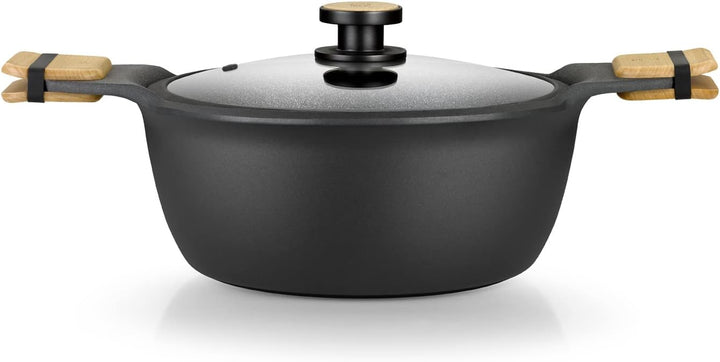 BRA A790324 Market-Kochtopf hoch 28cm, Aluminiumguss, ultraverstärkte Antihaftbeschichtung ohne PFOA