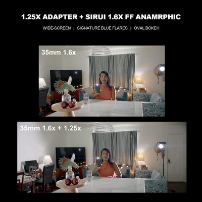 SIRUI 1.25x Anamorphotischer Adapter für SIRUI Cine Objektive 1,25 x Adapter, 1,25 x Adapter