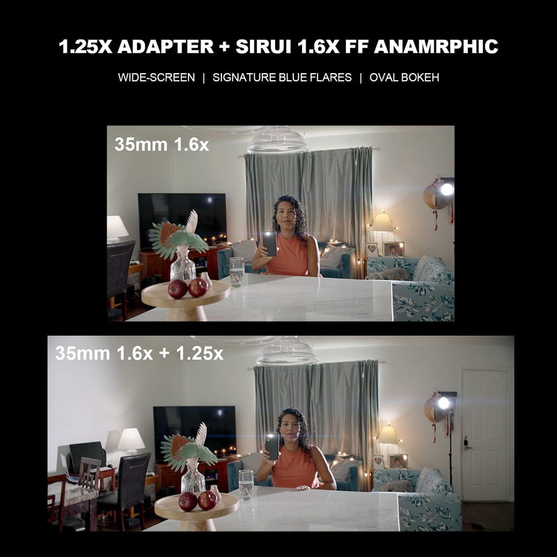 SIRUI 1.25x Anamorphotischer Adapter für SIRUI Cine Objektive 1,25 x Adapter, 1,25 x Adapter