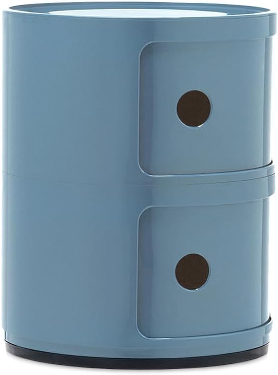 Kartell Componibili, Container 2-fächer, Hellblau 2-fächer Hellblau, 2-fächer Hellblau