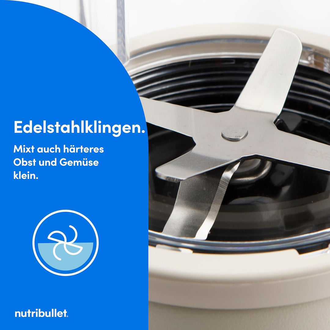 Nutribullet Pro 900 Smoothie Maker, Multifunktions-, Obst- & Gemüsemixer, kompaktes Design, einfache