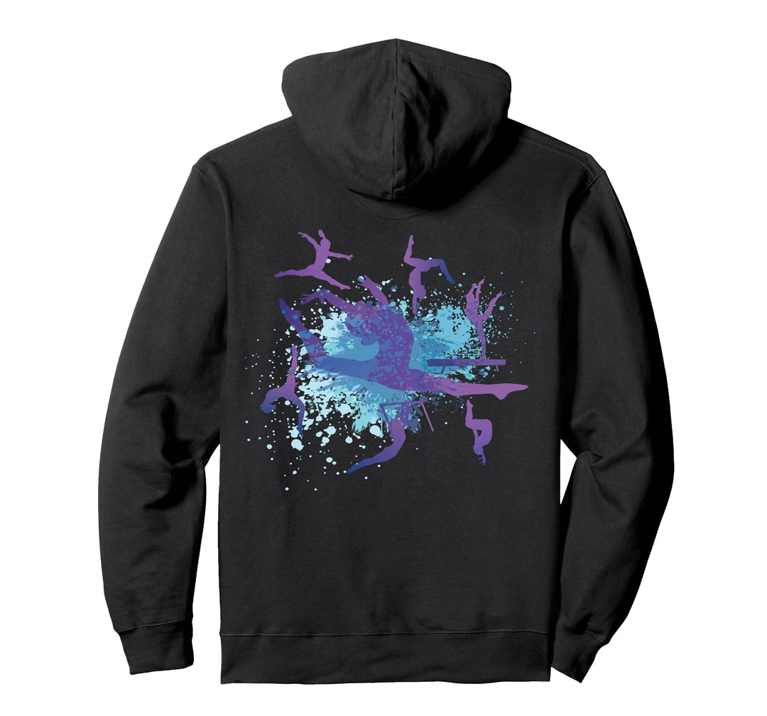 Turner Damen Silhouetten Gymnastik Mädchen Turnen Pullover Hoodie