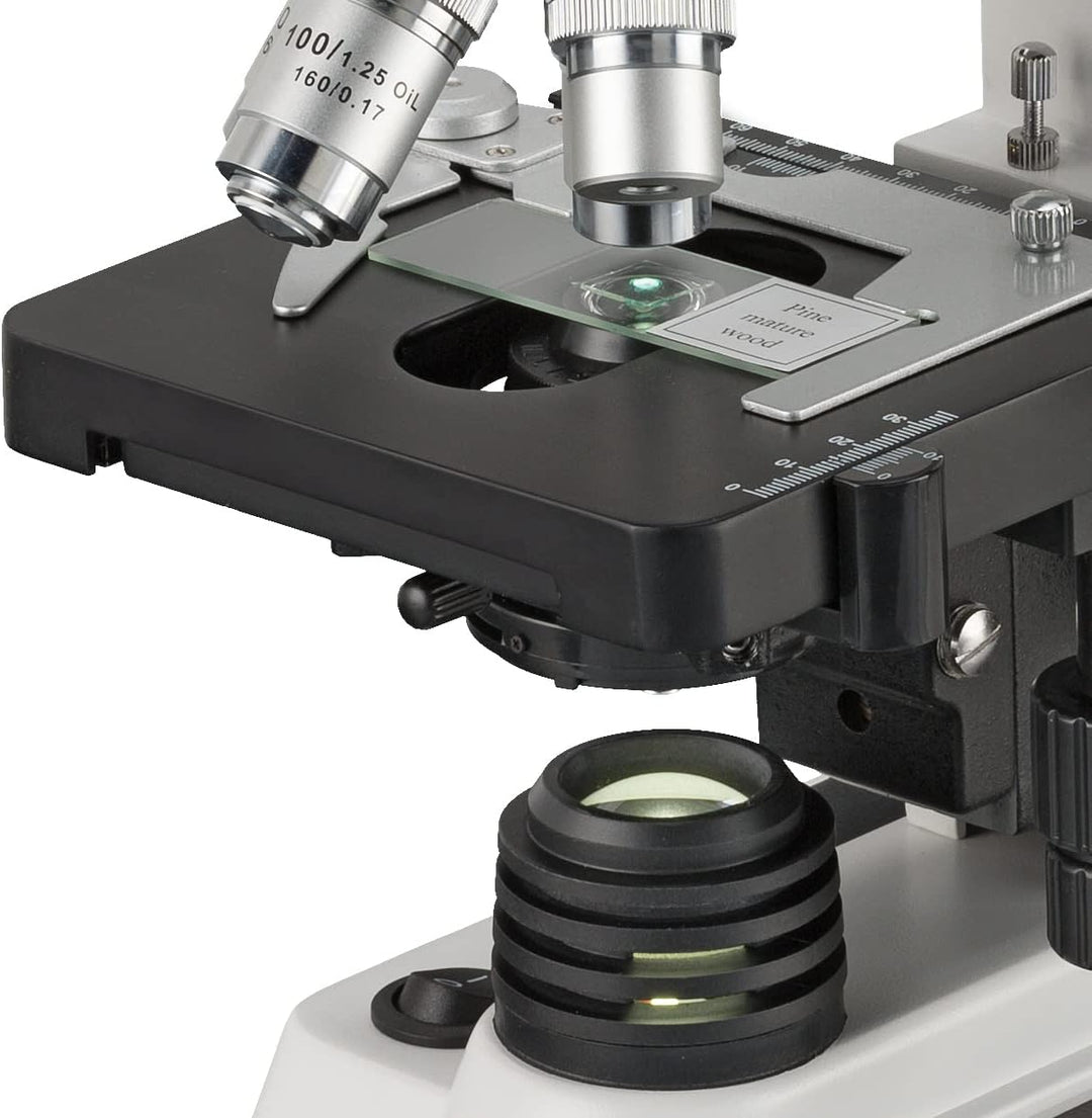 Bresser Bino 40x-1000x Vergrösserung für gehobene Ansprüche &amp; Junior Mikroskop Experimentier-Set mit