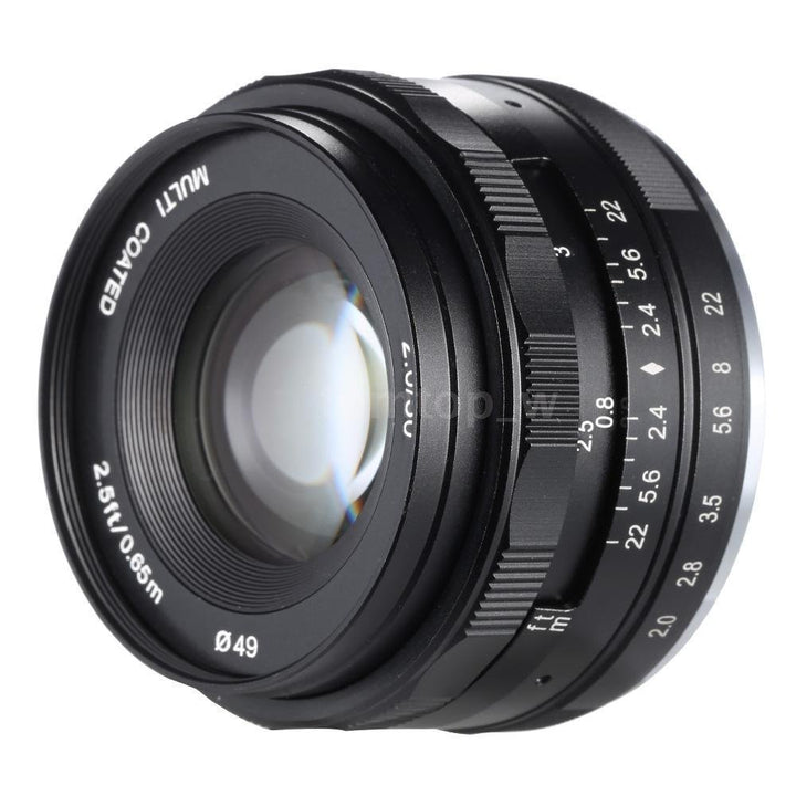 Meike Optics MK 50mm f2.0 Objektiv manueller Fokus für Sony E-Mount, für Sony