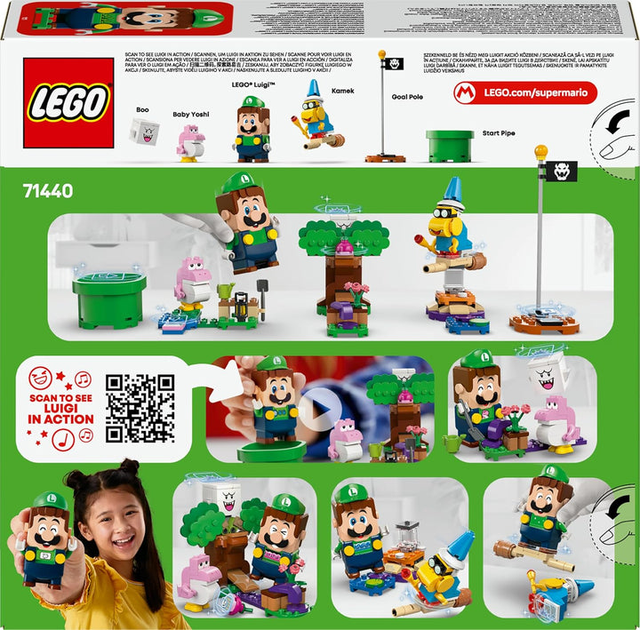 LEGO Super Mario Abenteuer mit dem interaktiven Luigi, Nintendo Geschenk für Jungen, Mädchen und Gam