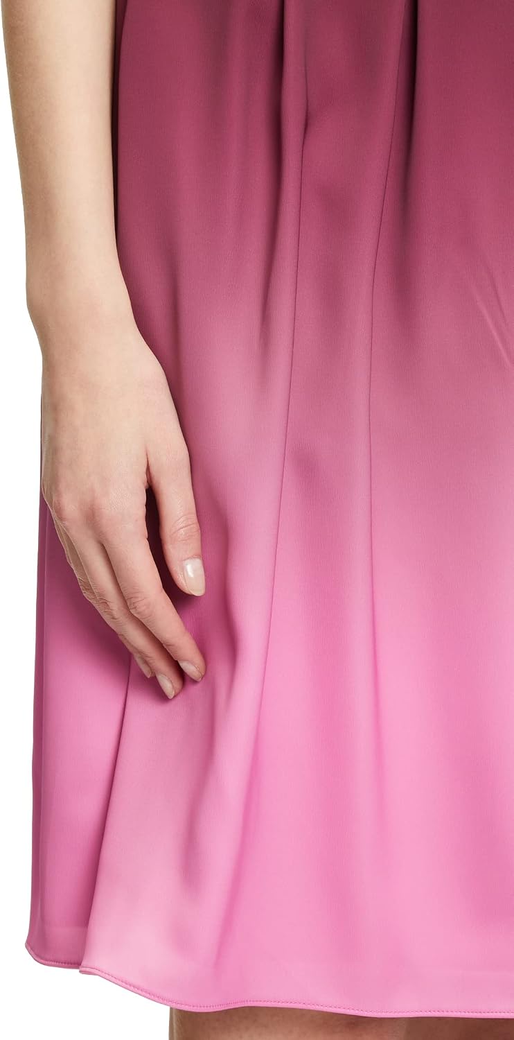 Vera Mont Damen Kleid 38 Pink/Dunkelrot, 38 Pink/Dunkelrot