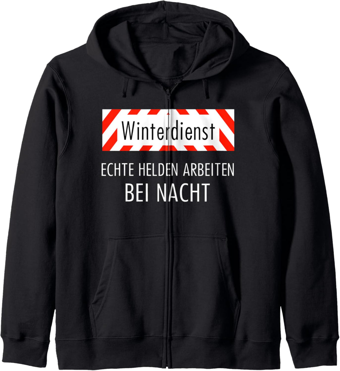Winterdienst Strassenwärter Chausseewärter Beruf Geschenk Kapuzenjacke