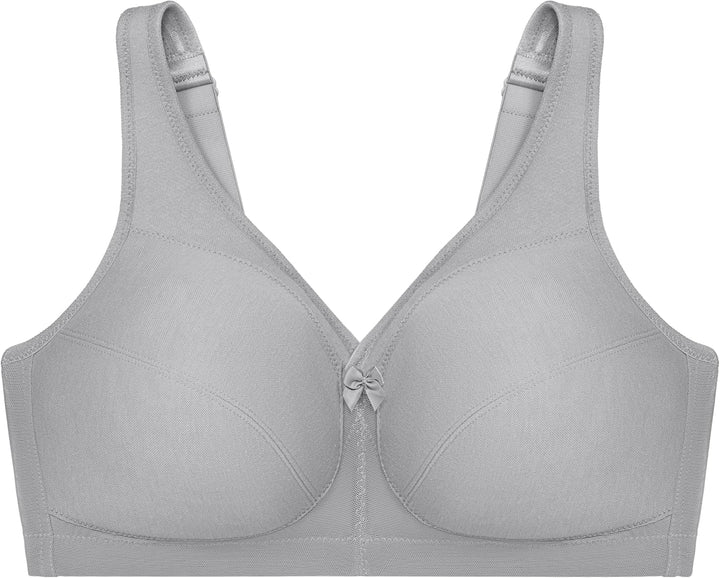 Glamorise Women's 1005 Full Coverage Bra 85C Grau, 85C Grau