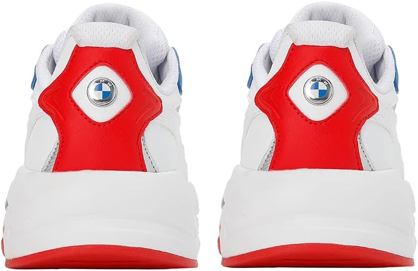 PUMA Herren BMW MMS X-ray Speed Sneaker 40.5 EU Puma White Pro Blue Pop Red, 40.5 EU Puma White Pro