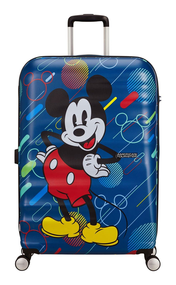 American Tourister Wavebreaker Disney - Spinner Multicolour (Mickey Future Pop) L(77 cm - 96 L), Mul