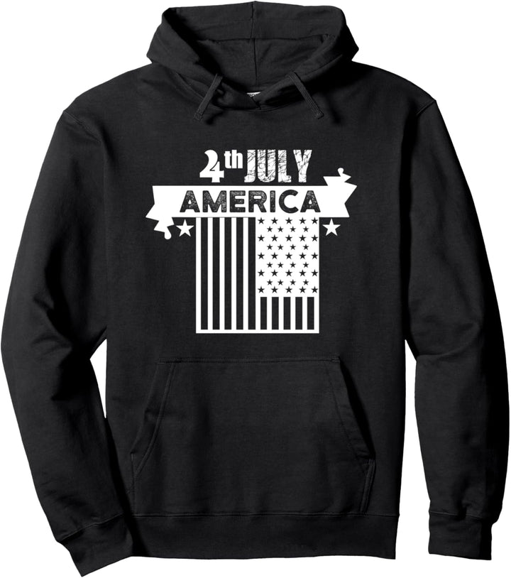 4. Juli Amerikanisch - 4. Juli Pullover Hoodie
