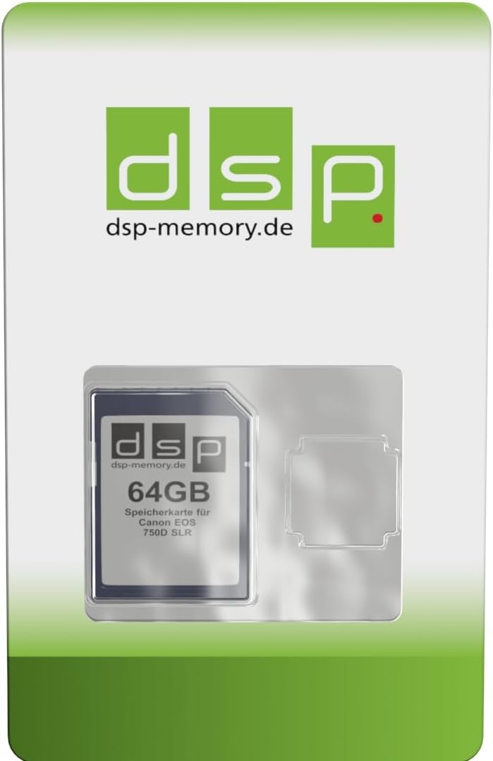 64GB Speicherkarte für Canon EOS 750D SLR, 64GB