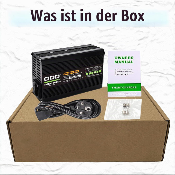 QDD 72 V 3 A Blei-Säure-Ladegerät, 72 Volt 3 Ampere, 15 Ah, 20 Ah, 25 Ah, 30 Ah, Batterieladegerät f