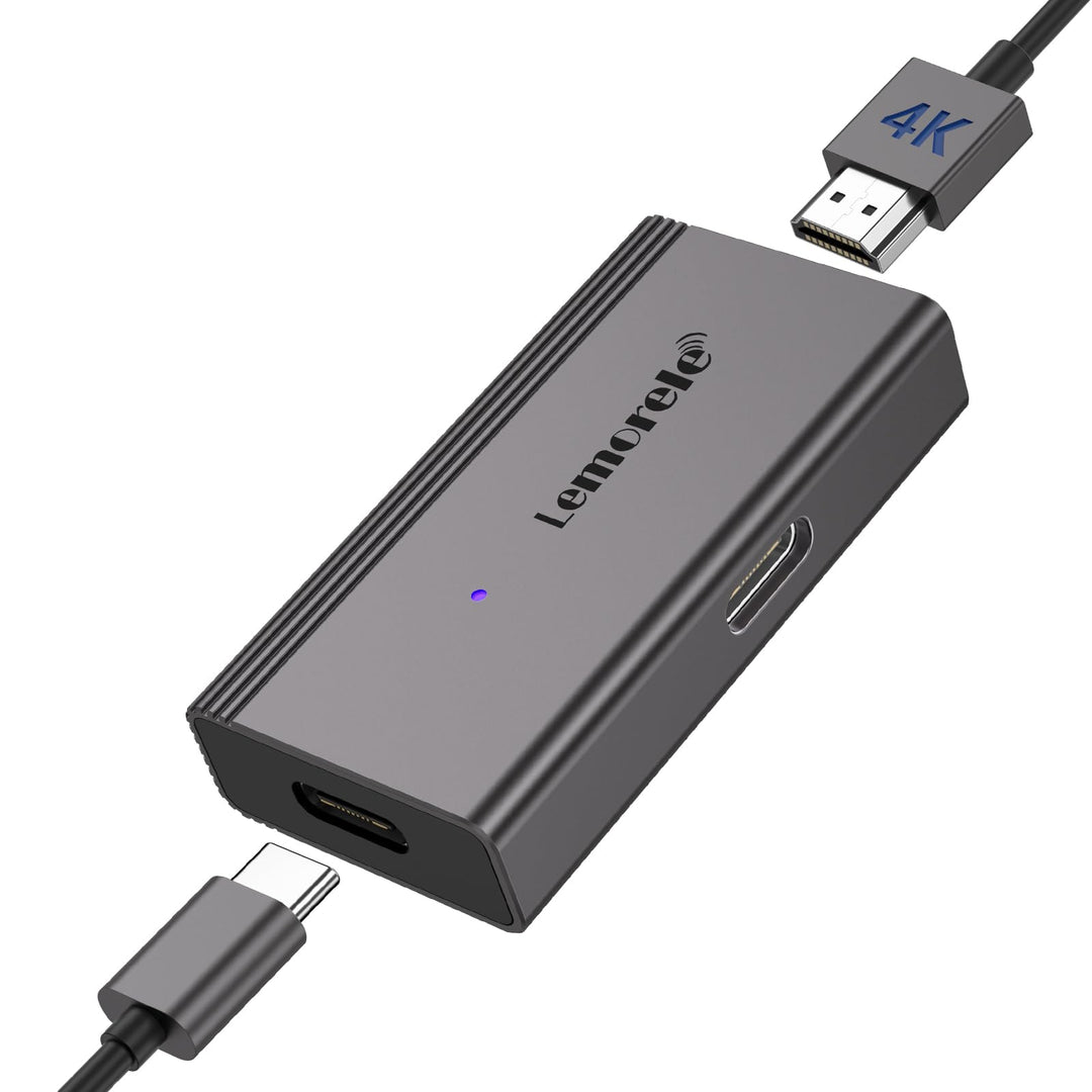 Lemorele Light ning zu USB-C Adapter, Light ning zu Typ-C Video für Nreal Air, Rokid Air, RayNeo AR,