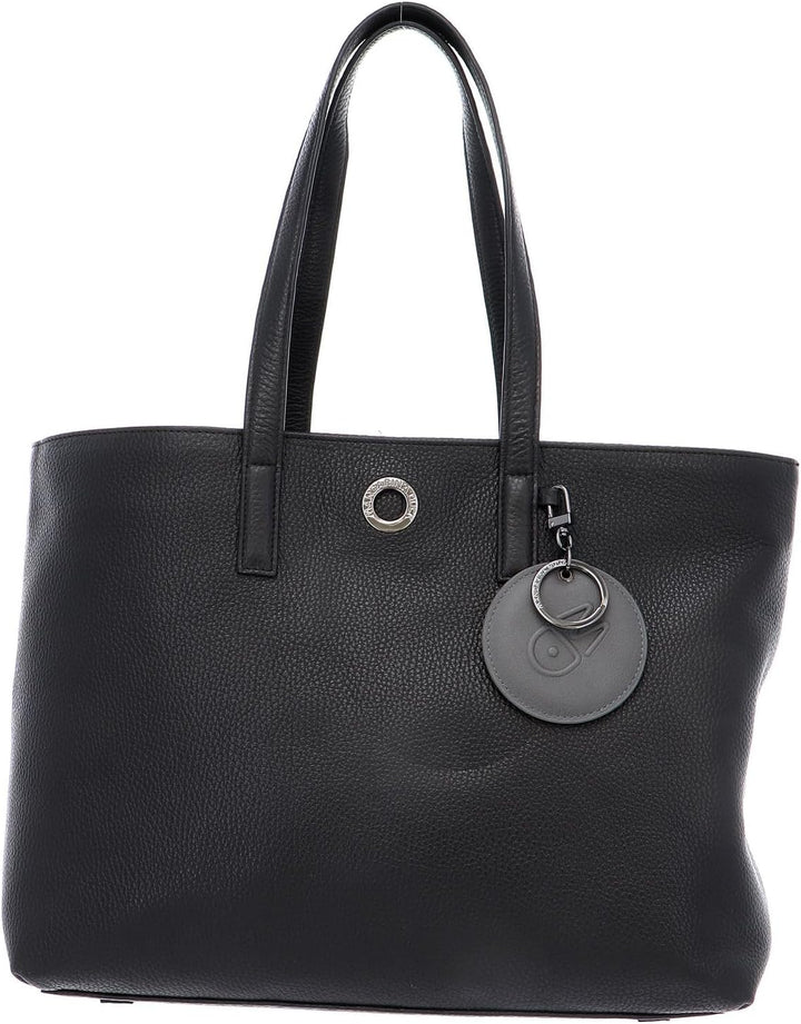 Mandarina Duck Damen Mellow Leather Shopper Nero, Nero