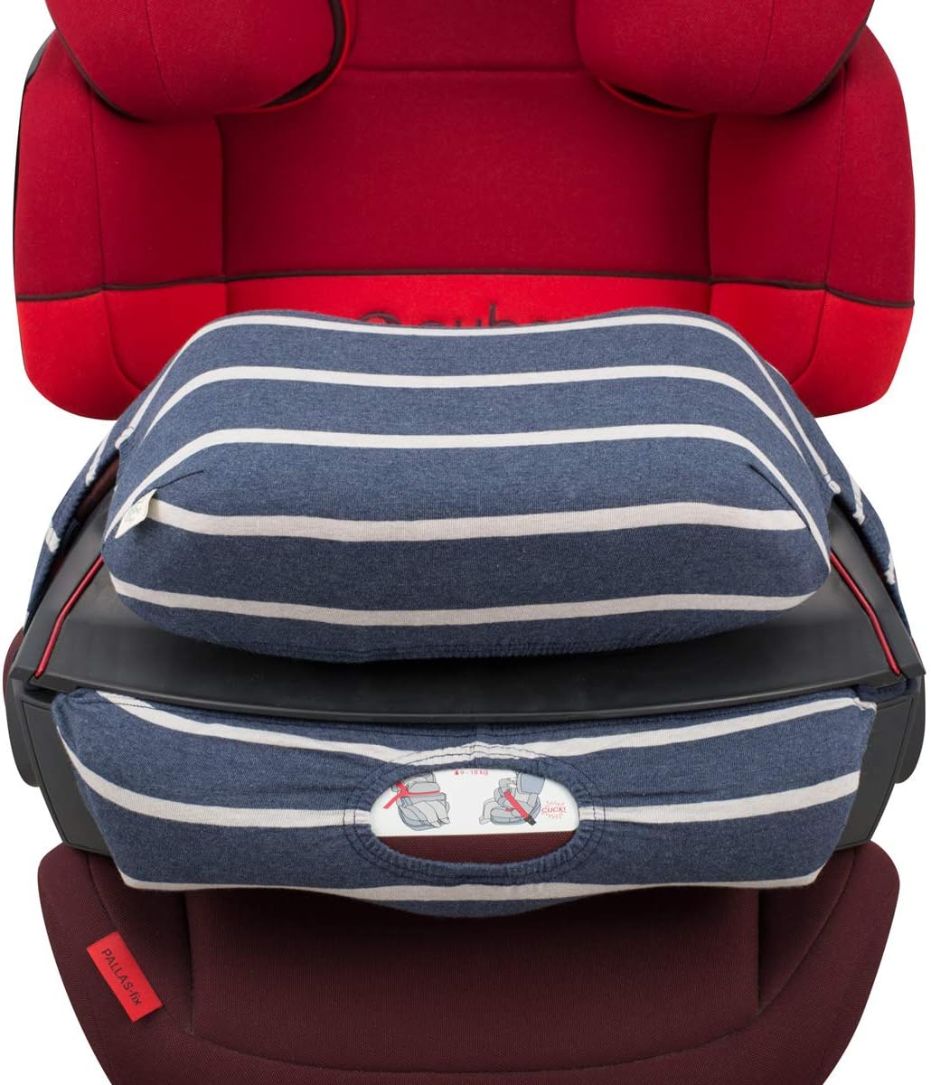 JYOKO Kids Bezug für Zubehör kompatibel mit Cybex Pallas Fix (Sailor Stripes), Sailor Stripes