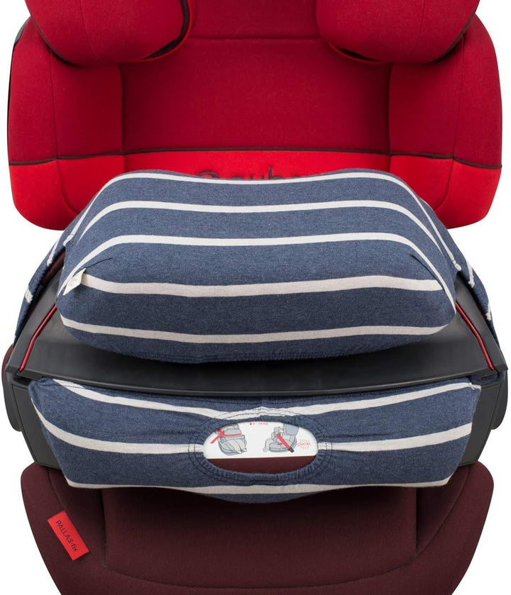 JYOKO Kids Bezug für Zubehör kompatibel mit Cybex Pallas Fix (Sailor Stripes), Sailor Stripes
