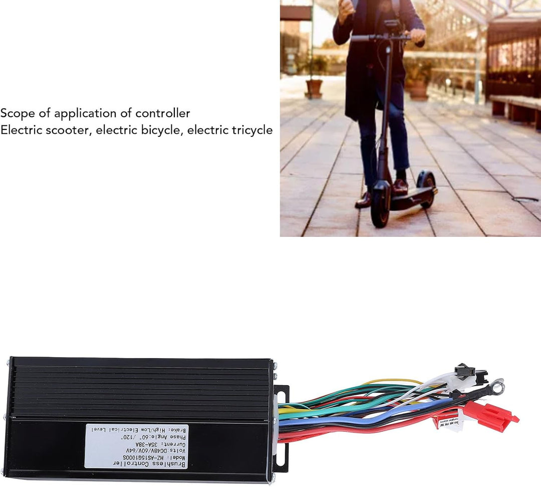 Brushless Motor Controller, 48V 60V 64V 1000W Bürstenloser Motor Controller für Elektrofahrrad Elekt