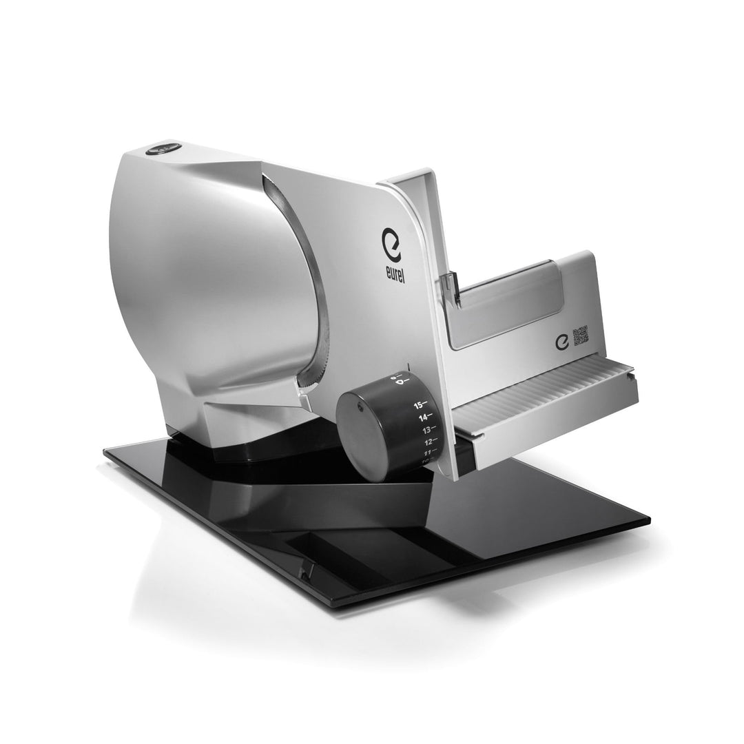EUREL RS92 Elektrischer Vollmeall Allesschneider, Made in EU, Grösse Schneidfläche, 2in1 Edelstahlkl