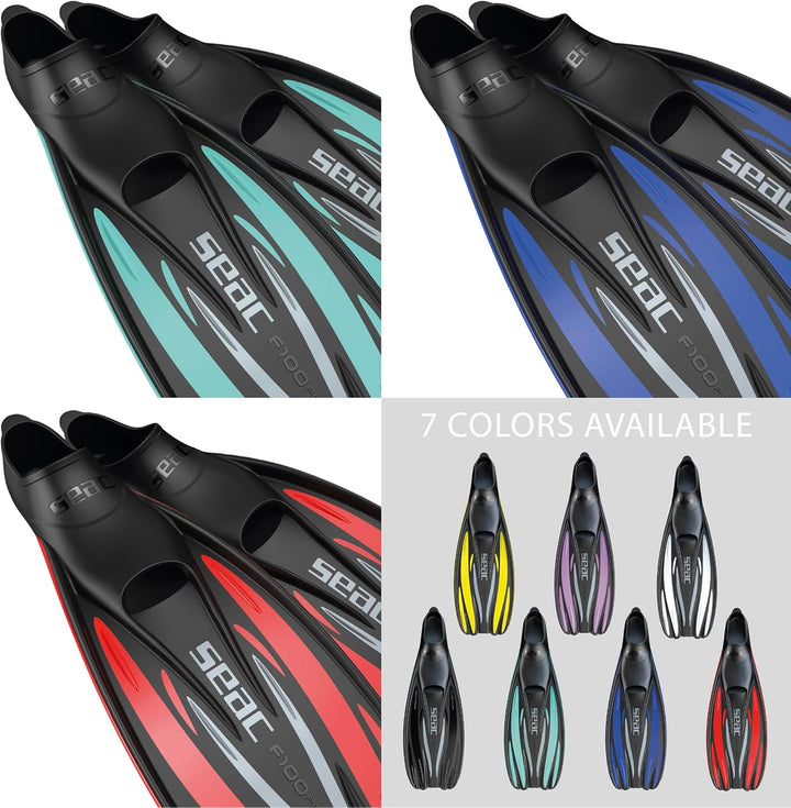 SEAC Unisex Tauchen Flosse F-100 Pro Weiss 44/45, Weiss 44/45