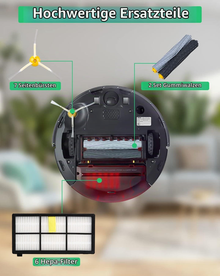 Ersatzteile für iRobot Roomba 800 900 Serie, Ersatzteile Bürsten Kompatibel mit 896 895 890 880 870