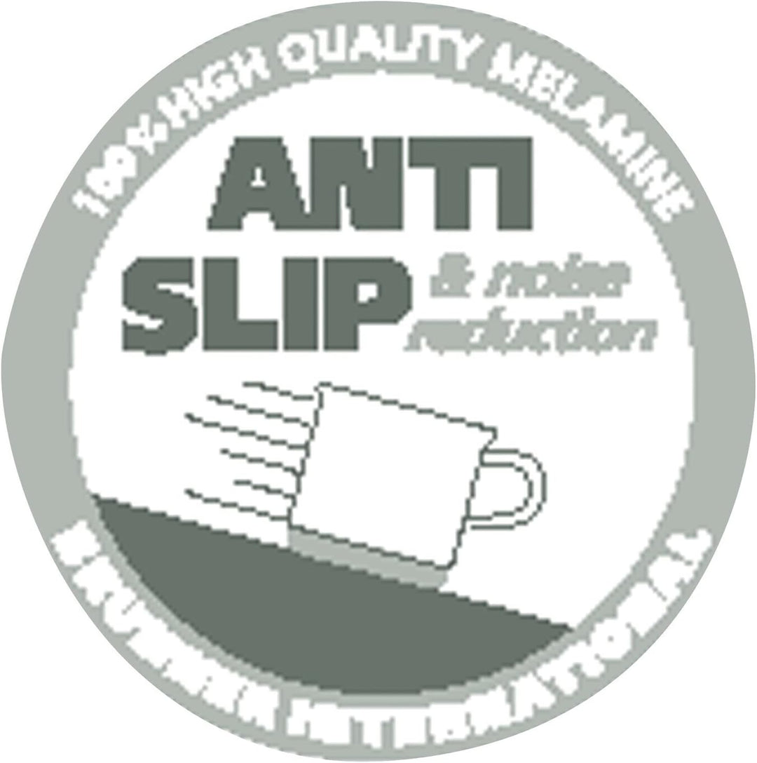 BRUNNER Melamin Geschirr Campinggeschirr Cosmic 12tlg Antislip