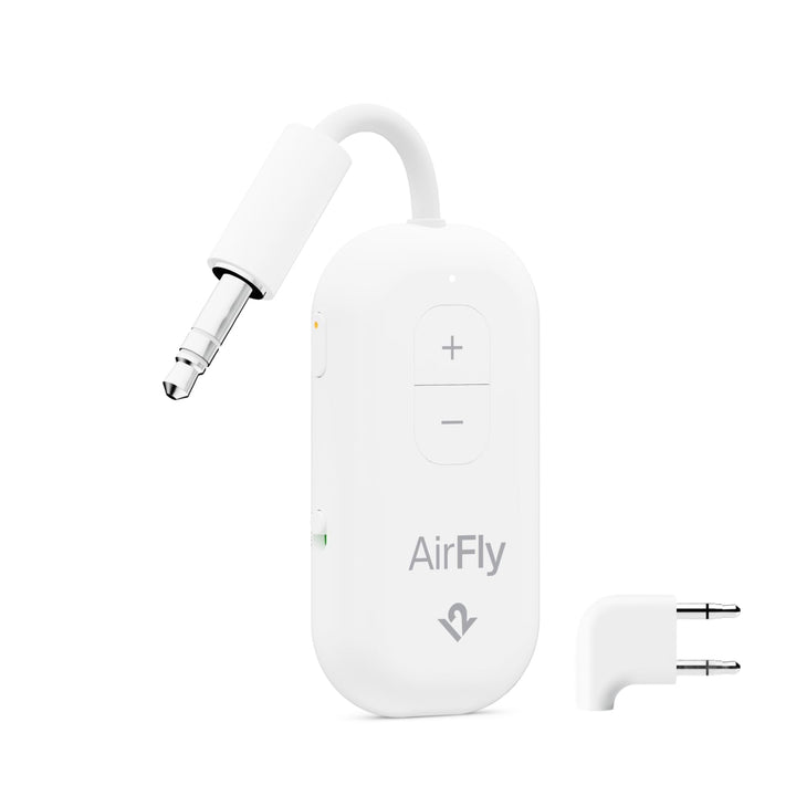 Twelve South AirFly Pro 2 Deluxe | Drahtloser Sender/Empfänger mit Audio-Sharing für bis zu 2 AirPod