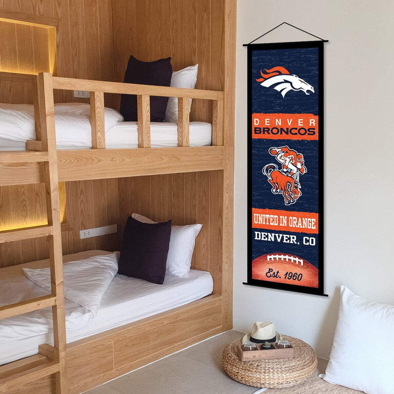 Wincraft Denver Broncos Banner und Schriftrollschild