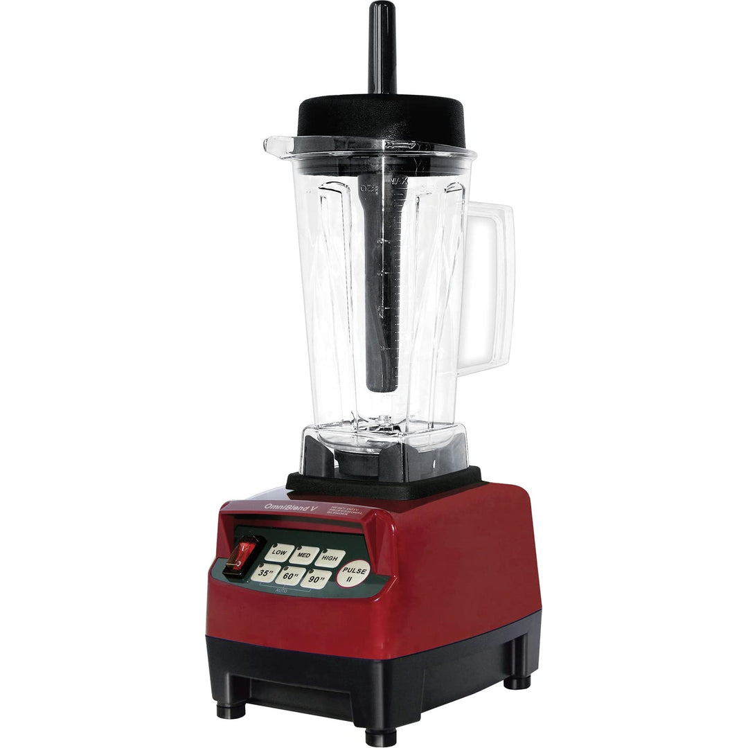 Saro 329-2009 JTC Omniblend V Modell TM-800 Mixer/Blender/Smoothie Maker, 2 L, 950 W, rot, Rot