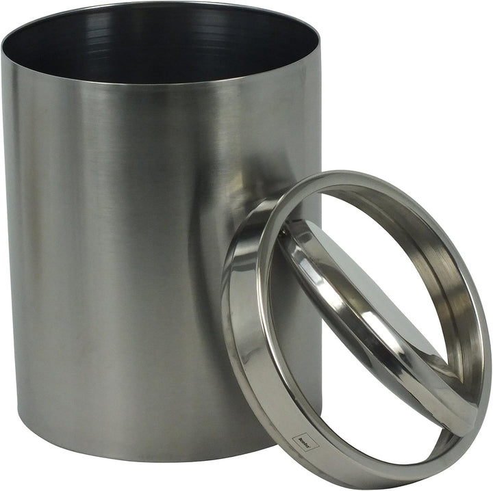 KELA 21382, Schwingdeckeleimer 7,0 l, Edelstahl, Ari, Silber Matt, 19.5 x 19.5 x 27.5 cm Silber Matt