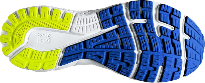 Brooks Herren Adrenaline Gts 21 Laufschuhe 44.5 EU Grey White Indigo, 44.5 EU Grey White Indigo
