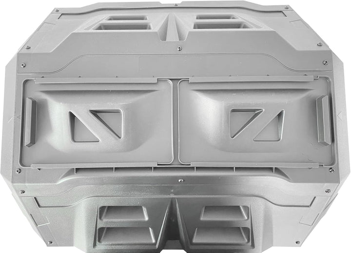 GARDINGER Trommelkomposter TK-160 wetterfester Kunststoff Stahlgestell 360° drehbar 160 l Fassungsve