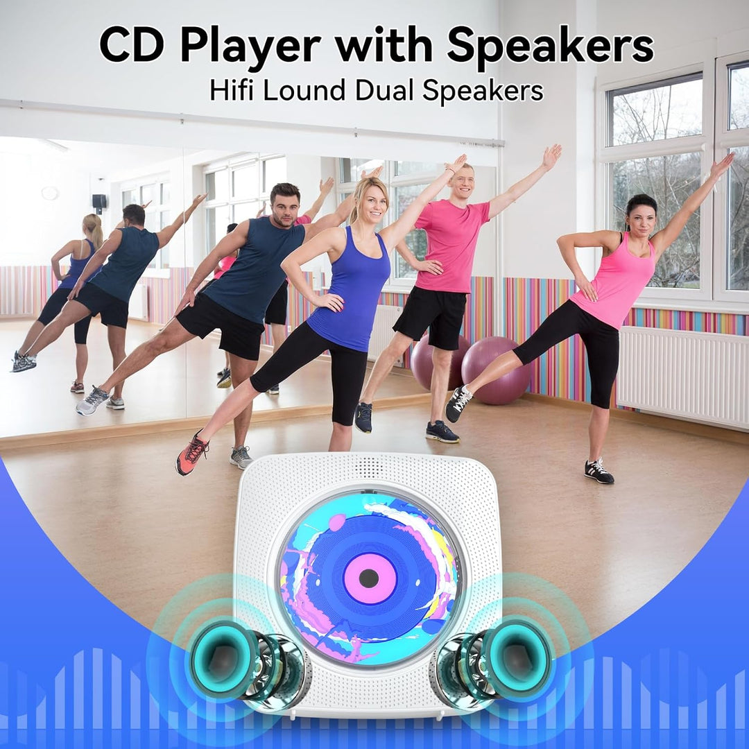 CD Player Kinder: Kegaudio Radio mit CD Player Tragbar CD Player Bluetooth Tragbarer CD Player mit L