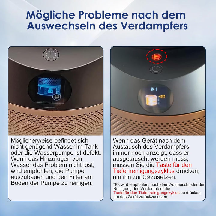 2er-Pack Luftreiniger Kohlefaser Verdampferfilter für Dyson Verdunster Ph01 Ph02 Ph03 Ph04 Ph3a Pure