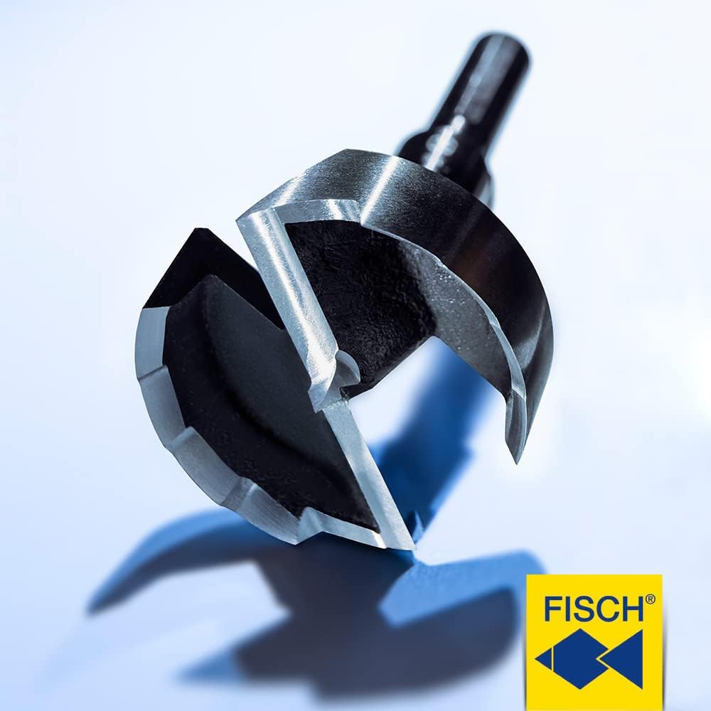 Black Shark Pro Forstnerbohrer Ø 50 mm, Länge 88 mm, Schaft 10 mm mit 3 Flächen