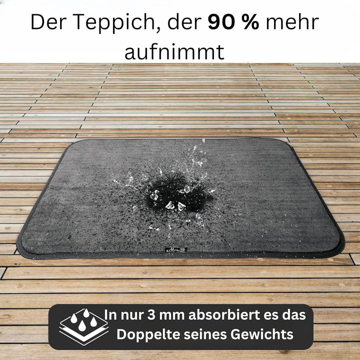 Aladino il tappeto Magico® Premium Fussmatte Für Den Eingangsbereich - Waschbarer Teppich Schmutzfan