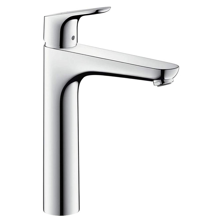 hansgrohe Wasserhahn Focus (Armatur mit Auslaufhöhe 190mm und Zugstangen-Ablaufgarnitur) Chrom